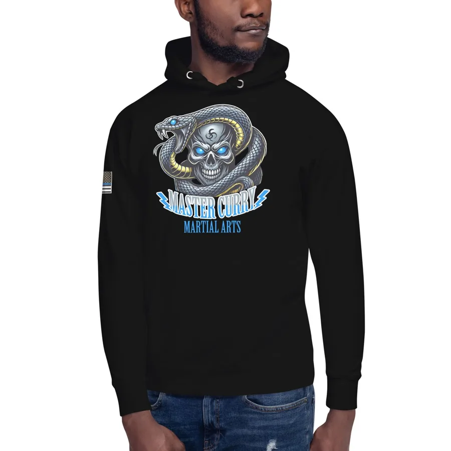 Master Curry Adult Unisex Hoodie New Logo from the official Master Curry Karate Jujutsu Ryu store in Staten Island