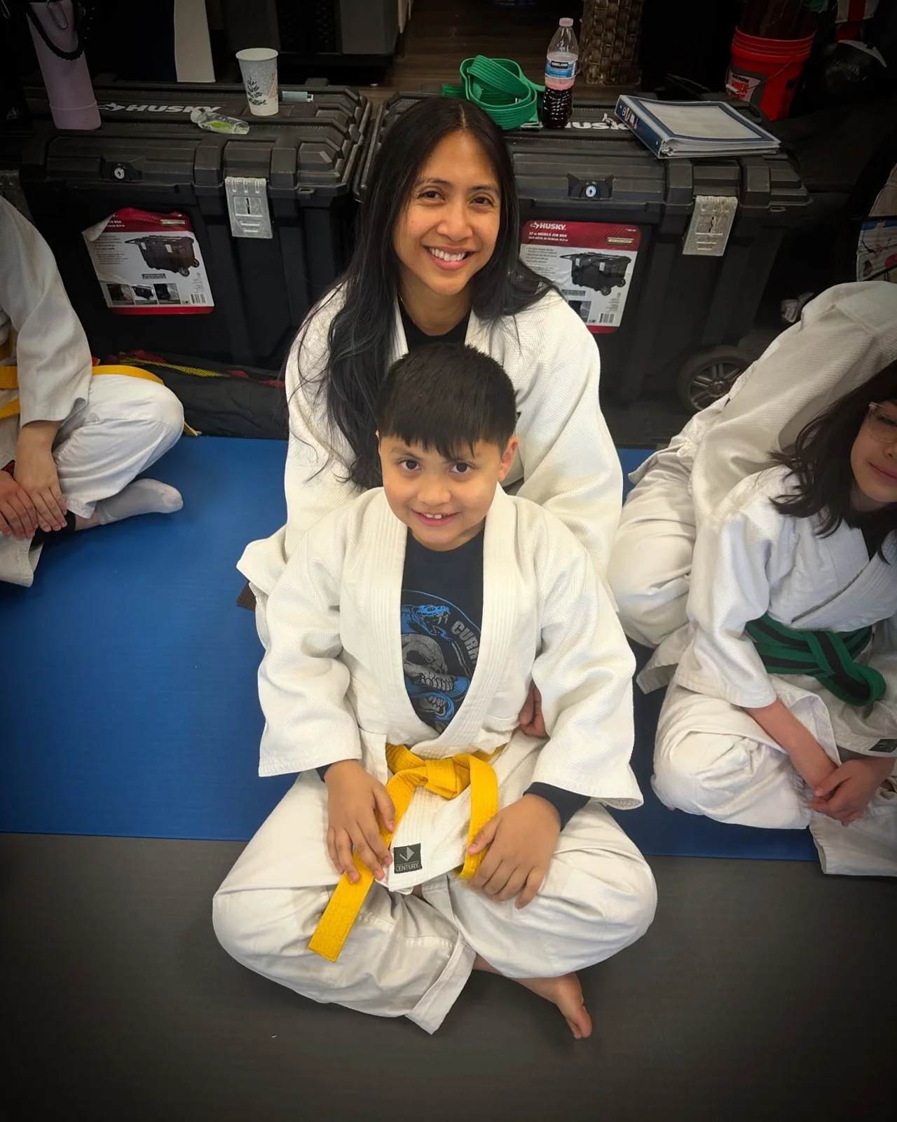 Is Your Preschooler students training during class at Master Curry Karate Jujutsu Ryu in Staten Island